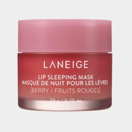 LANEIGE Lip Sleeping Mask - Berry: Nourish & Hydrate with Vitamin C, Antioxidants, 0.7 oz.